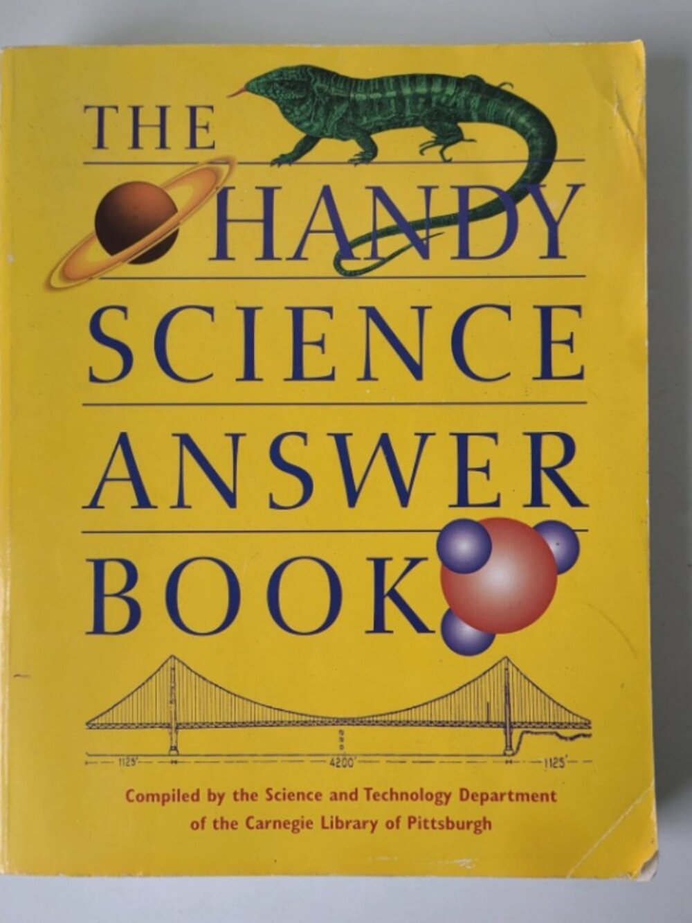 5/$15 Book Handy Science Answer Book Carnegie Library of Pittsburgh 1994